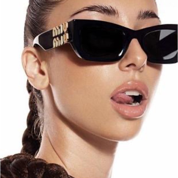 NEW MIU MIU MU 09WS 1AB5S0 BLACK SMU 09W 1AB5S0 WOMEN MU09WS 1AB5S0 SUNGLASSES main image 8